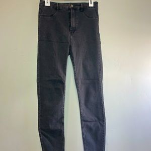 Zara High Wasted Super Skinny Jeans 8